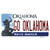 Go Oklahoma OK Novelty Sticker Decal