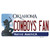 Cowboys Fan OK Novelty Sticker Decal