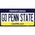 Go Penn State PA Novelty Sticker Decal