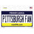 Pittsburgh Fan PA Novelty Sticker Decal