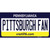 Pittsburgh Fan PA Novelty Sticker Decal