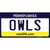 Owls PA Novelty Sticker Decal