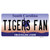 South Carolina Plate Tigers Fan SC Novelty Sticker Decal
