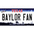 Baylor Fan TX Novelty Sticker Decal