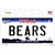 Bears TX Novelty Sticker Decal