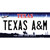 Texas A&M TX Novelty Sticker Decal