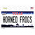 Horned Frogs TX Novelty Sticker Decal