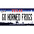 Go Horned Frogs TX Novelty Sticker Decal