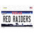 Red Raiders TX Novelty Sticker Decal