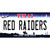Red Raiders TX Novelty Sticker Decal
