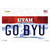 Go BYU UT Novelty Sticker Decal