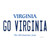 Go Virginia VA Novelty Sticker Decal