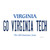 Go Virginia Tech VA Novelty Sticker Decal