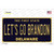 Lets Go Brandon DE Novelty Sticker Decal