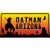 Oatman End Of Trail Arizona Scenic Background Novelty Sticker Decal