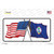 Guam Crossed US Flag Novelty Sticker Decal