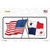 Panama Crossed US Flag Novelty Sticker Decal