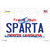 Sparta North Carolina Novelty Sticker Decal