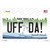 Uff Da Michigan Novelty Sticker Decal