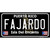 Fajardo Puerto Rico Black Novelty Sticker Decal