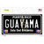 Guayama Puerto Rico Black Novelty Sticker Decal