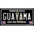 Guayama Puerto Rico Black Novelty Sticker Decal