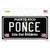 Ponce Puerto Rico Black Novelty Sticker Decal