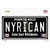 Nyrican Puerto Rico Black Novelty Sticker Decal