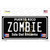 Zombie Puerto Rico Black Novelty Sticker Decal