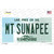 Mount Sunapee New Hampshire Novelty Sticker Decal
