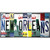 New Orleans License Plate Art Novelty Sticker Decal