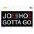 Joe and the Hoe Novelty Sticker Decal