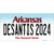 Desantis 2024 Arkansas Novelty Sticker Decal