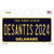 Desantis 2024 Delaware Novelty Sticker Decal