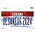 Desantis 2024 Utah Novelty Sticker Decal