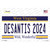 Desantis 2024 West Virginia Novelty Sticker Decal