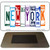 New York License Plate Tag Art Novelty Metal Magnet