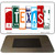 Texas License Plate Tag Art Novelty Metal Magnet
