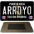 Arroyo Puerto Rico Black Novelty Metal Magnet