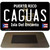 Caguas Puerto Rico Black Novelty Metal Magnet