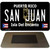 San Juan Puerto Rico Black Novelty Metal Magnet