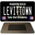 Levittown Puerto Rico Black Novelty Metal Magnet