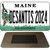 Desantis 2024 Maine Novelty Metal Magnet