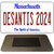 Desantis 2024 Massachusetts Novelty Metal Magnet