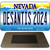 Desantis 2024 Nevada Novelty Metal Magnet