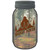 Bigfoot Hunter Woods Novelty Mason Jar Sticker Decal