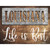 Louisiana Stencil Life is Best Novelty Rectangle Sticker Decal