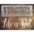 Virginia Stencil Life is Best Novelty Rectangle Sticker Decal