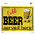 Cold Beer Served Right Here Novelty Rectangle Sticker Decal