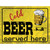Cold Beer Served Right Here Novelty Rectangle Sticker Decal